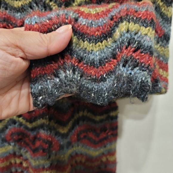 Royal Robbins Hooded Multicolor Knit Sweater - M - Picture 5 of 9